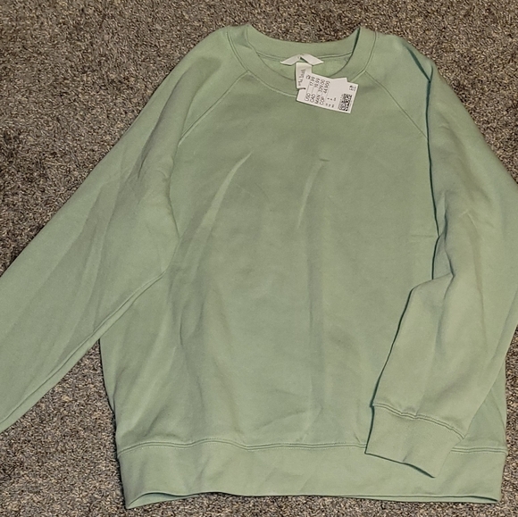 NWT mint green sweatshirt and sweatpants set from h&m - Picture 2 of 4